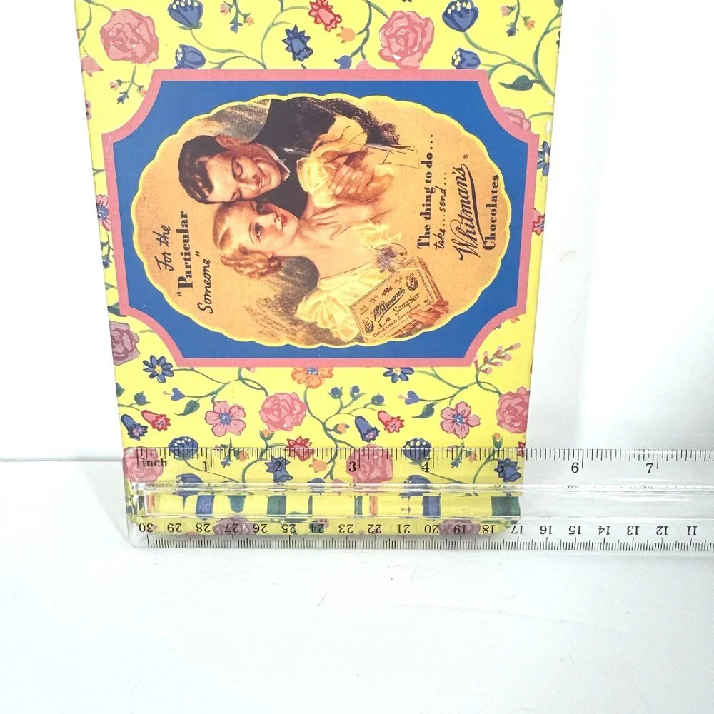 Vintage 1992 Whitman's 150th Anniversary Floral Hinged Candy Tin Limited Edition